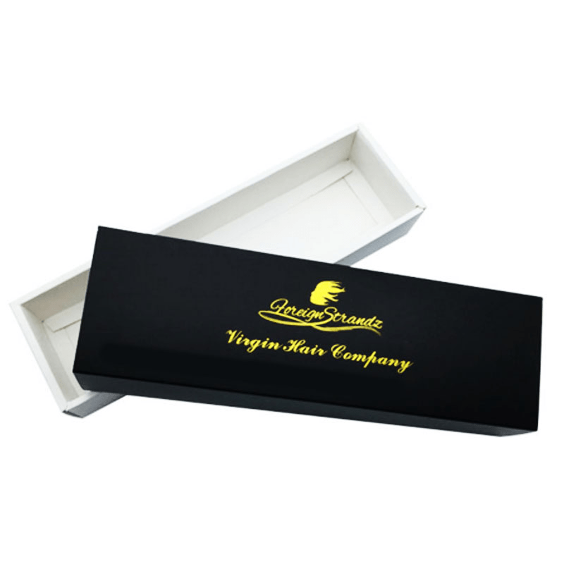 Hair extension box packaging with PVC window - Chenxin Packaging