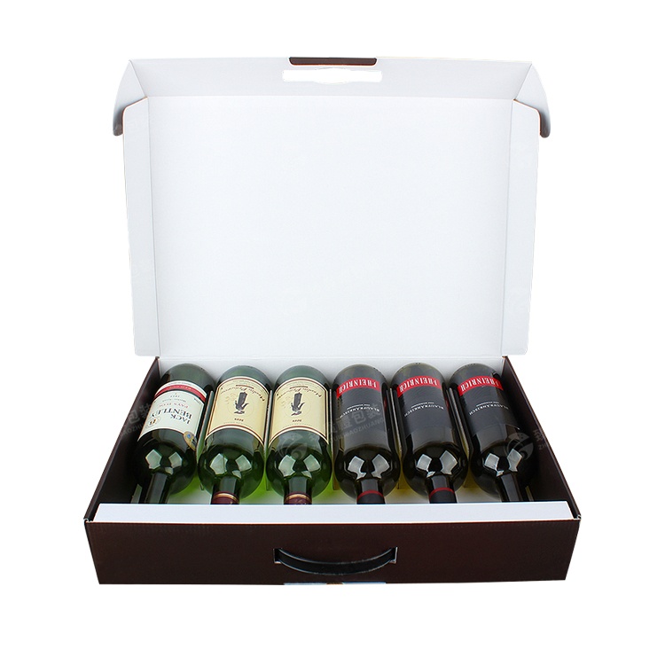 Custom Wine Shipping Corrugated Cardboard Box